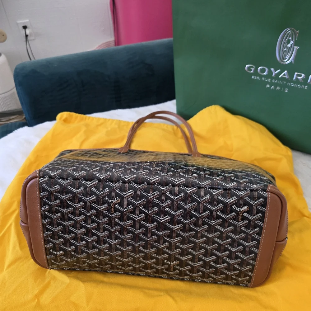 Goyard Artois MM Black Tan Authentic - Picture 4 of 16